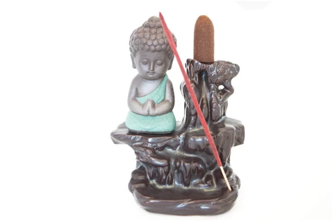 Visszaáramló füstölőkúp égető - Buddha